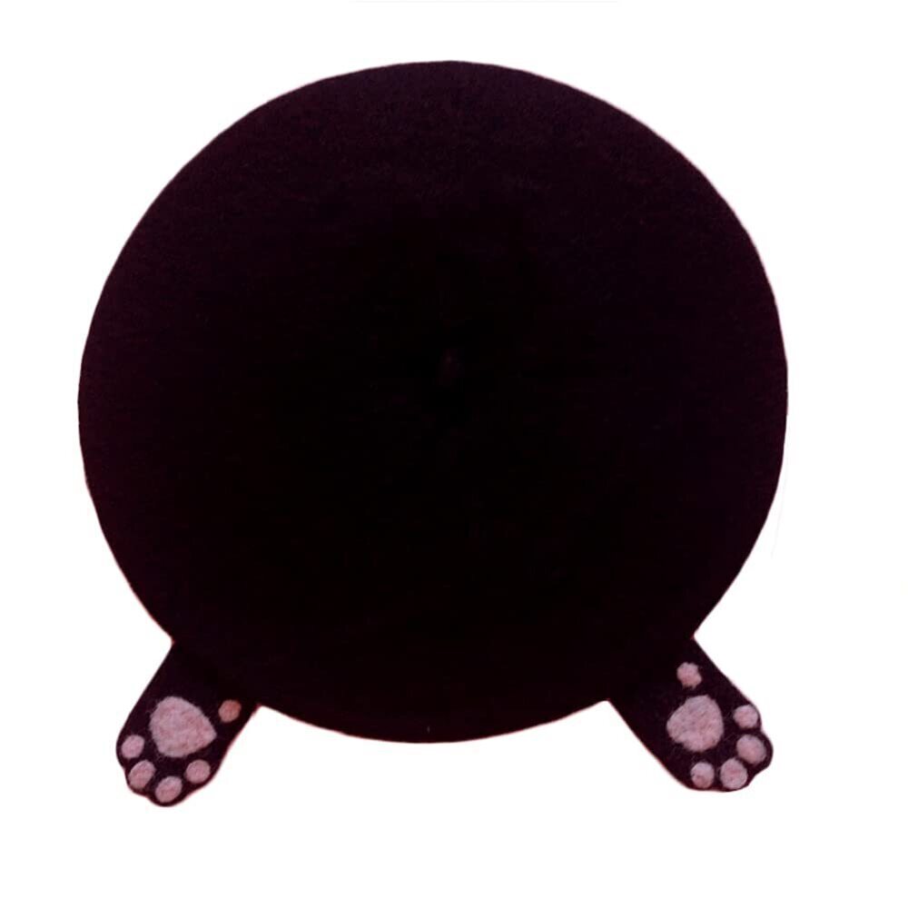 3384 Women Winter Ears Beret Wool French Beanie Hat Lolita Costume Kawaii Cat
